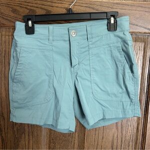 Prana Women's Light Blue Cargo Shorts